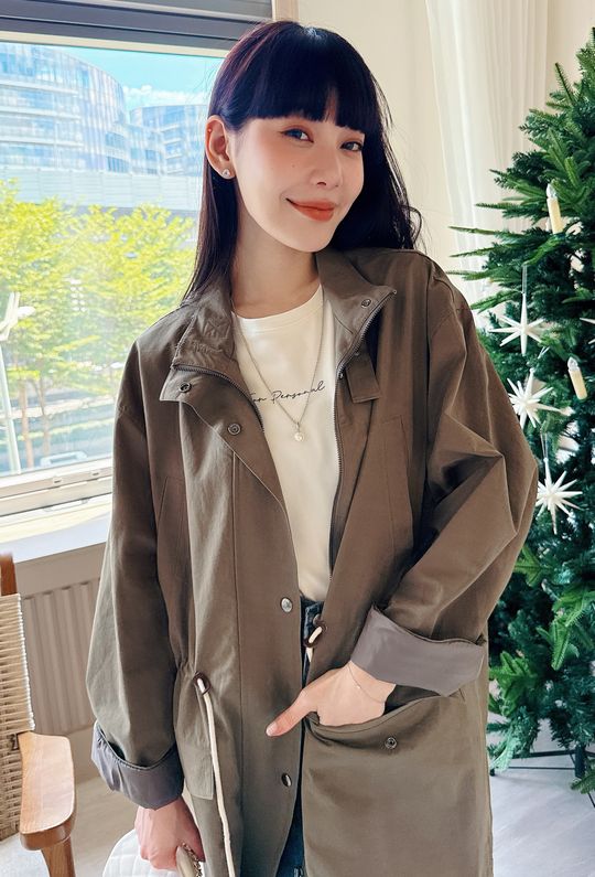 微秋之光風衣外套 251009 {現貨}