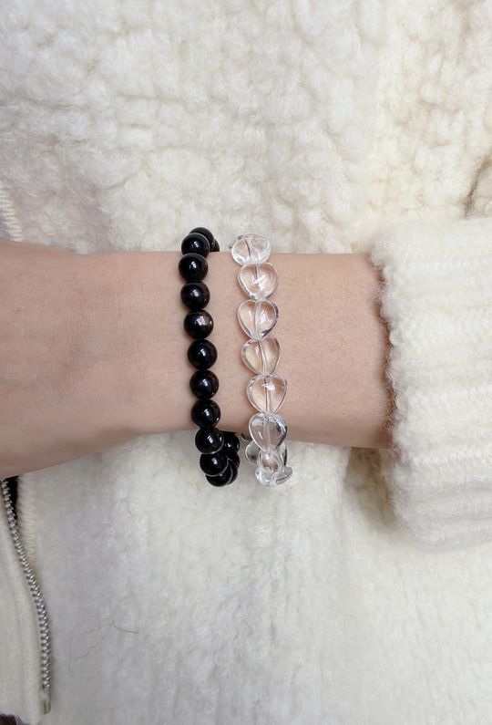 (7MM單圈) 頂級雙面十字光金運石手鍊 251162-1 {預購+現貨}