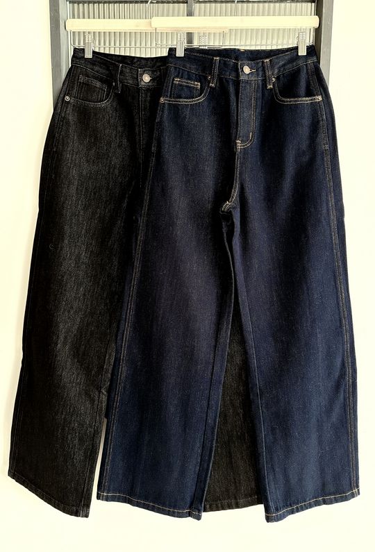 瑪黑家挺版原色單寧抓毛牛仔褲 260141 {預購+現貨}