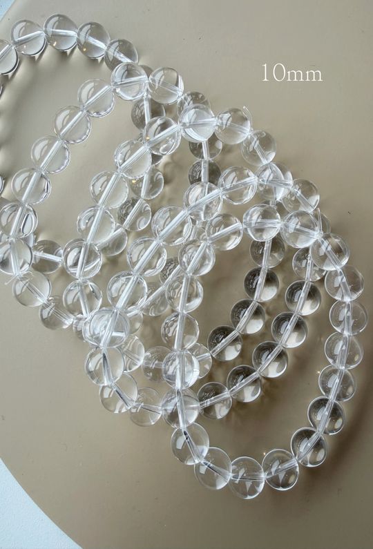 (10MM) 高品全淨體白水晶 251264-3 {預購+現貨}