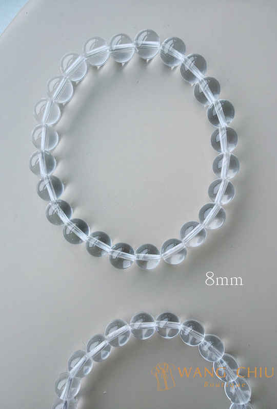 (8MM) 高品全淨體白水晶 251264-2 {預購+現貨}