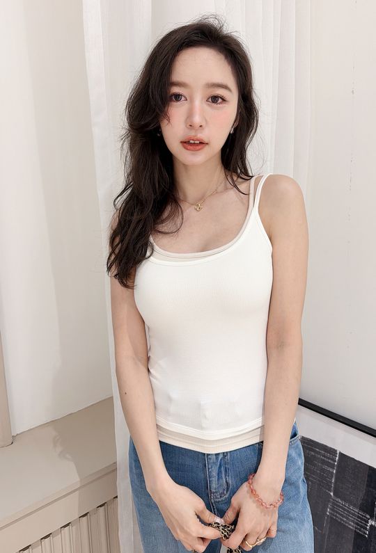 雙倍的溫柔襯墊背心 260544 {預購+現貨}